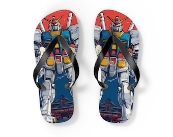 Gundam Mecha Flip Flops