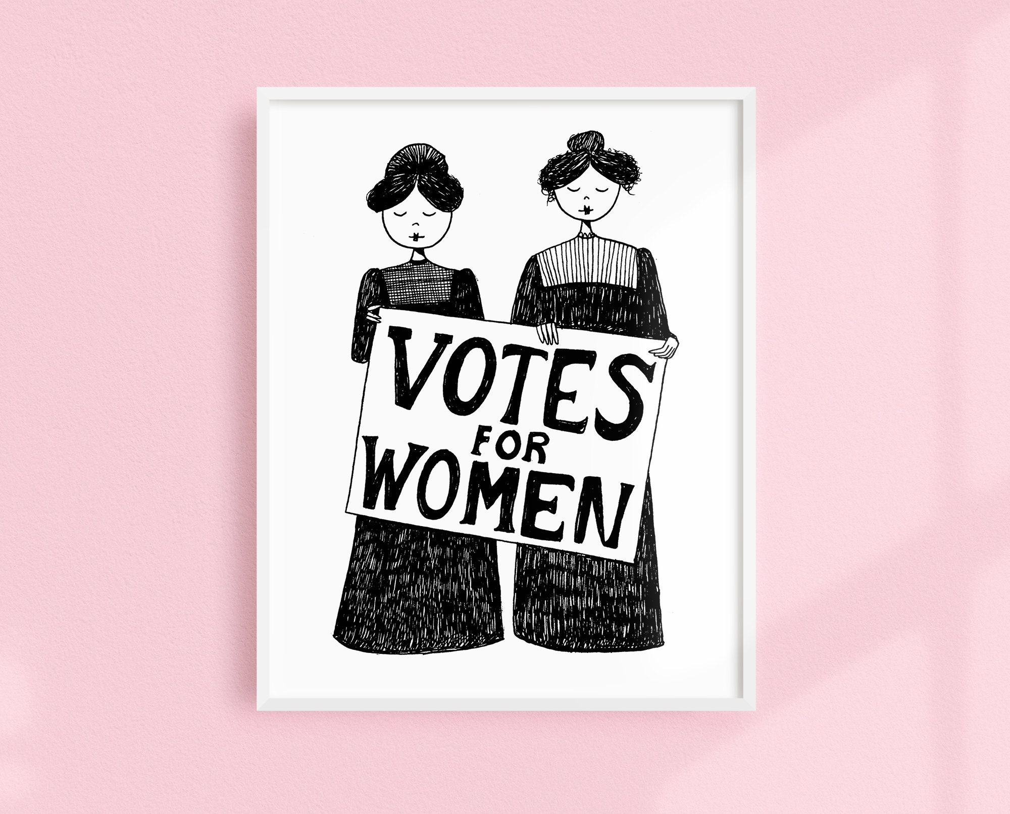 Stemmen voor vrouwen // suffragette feministe 8x10 kunstdruk Etsy Stemmen voor vrouwen // suffragette feministe 8x10 kunstdruk Etsy
