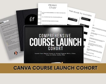 Course Launch Planner: Digital Workbook for Coaches (Instant Download)
