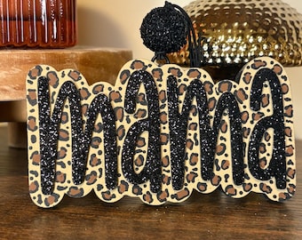 Mama on Animal Print Freshie