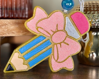 Pencil with Bow Freshie