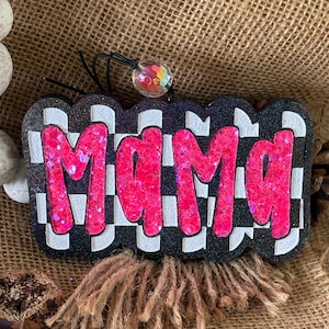 Checkered Mama Freshie
