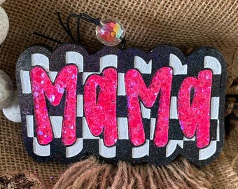 Checkered Mama Freshie