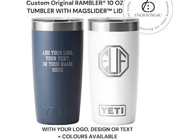 Custom YETI Rambler 10 Oz Insulated Travel Mug Magslider Lid - Main Image