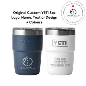 Caneca de viagem térmica personalizada YETI Rambler com tampa MagSlider, presente personalizado para ele ou ela, adicione nome ou logotipo, garrafa térmica para presente de aniversário