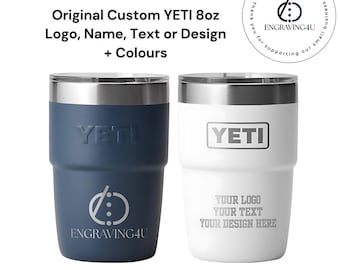 Custom YETI Rambler Insulated Travel Mug with MagSlider Lid Personalised Gift for Him or Her Add Name or Logo, Birthday Gift Flask Thermo