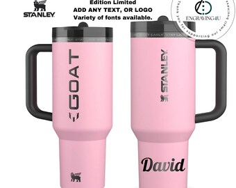 Gepersonaliseerde Messi x Stanley Quencher ProTour 1,2 l aangepaste gegraveerde beker, perfect cadeau voor voetbalfans en sporters