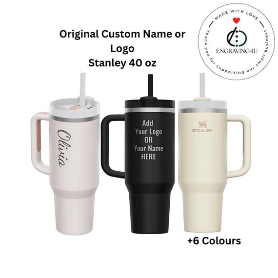 Customizedbee Personalized Coffee Tumbler, Custom Mugs With Pictures Text Name Logo