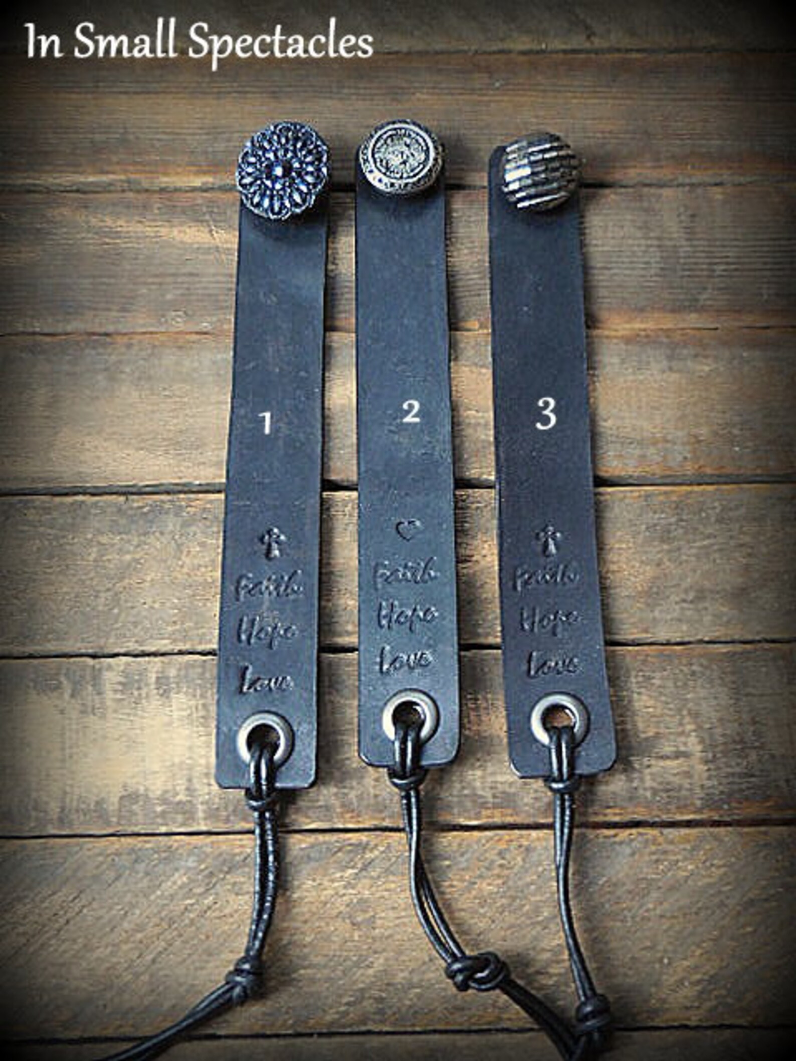 Vintage Button Leather Strap Bracelets Etsy