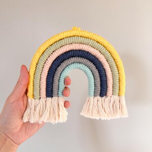 Handmade Macrame Rainbow Wall Hanging | Nursery Decor | Baby Shower Gift | Nursery Art | Kids Room Decoration