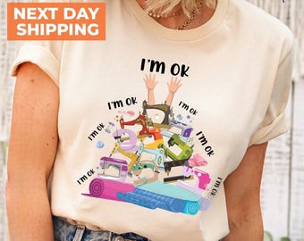 Funny Quilting Shirt, Sewing Machine 'I'm Ok' Shirt