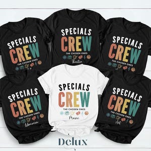 Custom Specials Crew Teacher Shirts, Custom Special Matching Elective Teacher Shirts, Custom Teacher Shirt, Personalized School T shirt