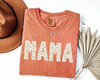 Comfort Colors® Vintage Floral Mama Shirt, Mama Shirt, Cute Woman Shirt, Mothers Day Gift, Flower Mama Shirt, Mama Graphic Tee, Womens Shirt
