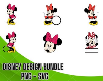 Mickey Mouse PNG SVG, Minie Mickey Svg png, Svg Files For Cricut, Mouse svg, Mickey Valentine Bundle,Mickey and Minnie Love,Instant Download