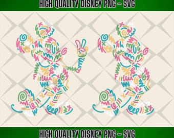 ミッキーマウスとミニー Est 1928 PNG SVG バンドル、家族旅行 PNG、思い出作り PNG、家族旅行 2025、デジタル ダウンロード