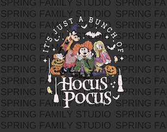 ディズニー ハロウィーン ホーカス ポーカス png svg、それはただのホーカス ポーカスの集まり、ミッキーと仲間たち、ディズニー サンダーソン シスターズ png svg、SF