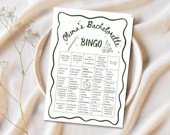 Camp bachelorette decorations, Camp Bachelorette Bingo Template, Bachelorette Girls Trip Weekend Bingo Hike Last Trail Before The Veil