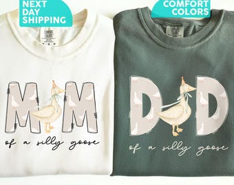 One Silly Goose 1st Birthday Matching Family Shirt, Goose Birthday First Birthday, Mama Goose Shirt, Custom Goose Shirt, Silly Goose Shirt
