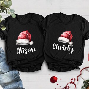 Matching Family Christmas Shirts, Personalized Name Christmas Family Shirt, Xmas Shirt, Matching Christmas Tee, Custom Family Christmas Tees