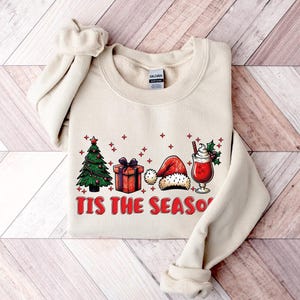 Tis The Season Sweatshirt, Christmas Tis The Season Sweatshirt, Merry Christmas Shirt, Christmas Sweatshirt, Cute Winter Hoodie, Xmas Gift