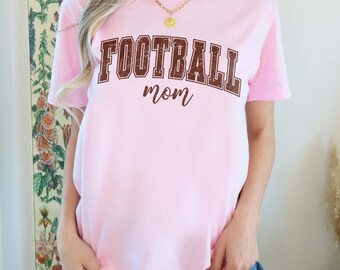 Mom Game Day Shirt, Football Mom Gift, Football Mom Shirt, Sports Mom Shirt, Mothers Day Gift, Comfort Colors®, Football Fan Shirt