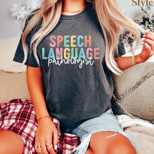 Camiseta para fonoaudiologia, camiseta Comfort Colors®, fonoaudiologia, presente para terapeuta, camiseta para patologista, camiseta para fonoaudiologia, camiseta para discurso