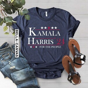 Kamala Harris 24 für das Volk Shirt, Kamala Harris 2024 Shirt, Frau Präsidentin T-Shirt, Kamala Sammlung Shirt, Präsidentschaftswahl 2024