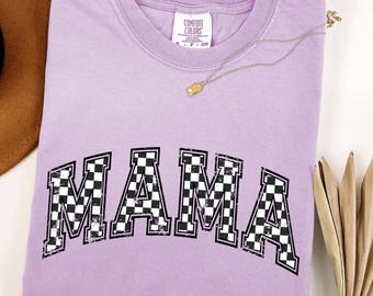 Camisa de mamá a cuadros: algodón suave vintage, corte holgado
