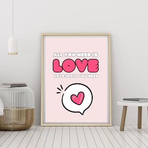 All You Need Is Love Digital Download | Lyrical Print | Love Is All You Need