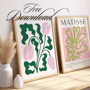 Segundo Imprimible gratis Matisse. Exposición Cartel Galería Verde Arte de pared Henri Matisse Exposición Cartel Arte de pared descarga