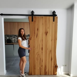 rustic sliding door, farmhouse decor, country house barn door, vintage doors with rail wheels, vintage barn door,