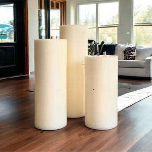 Giant candle set, large tower candles, very large Therapy Candles, housewarming gift, interior desing, home decor, custom gifts