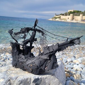 black pearl caribbean ship model, custom handmade wooden boats, special gifts, collectible caribbean pirate ship