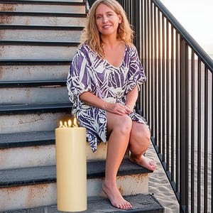 giant candle, 45cm / 18 inc length, 15cm/6inc diameter, large tower candles, very large Therapy Candles, housewarming gift