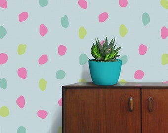 Pastel Polka Dot Wall Decal Set