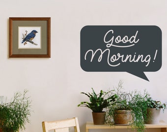 Custom speech balloon wall decal- personalized speech bubble, word bubble, custom quote, quote balloon, quotation