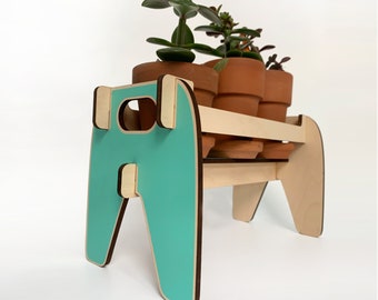 Plant Holder for Small Indoor Plants: Window Sill Plant Caddy