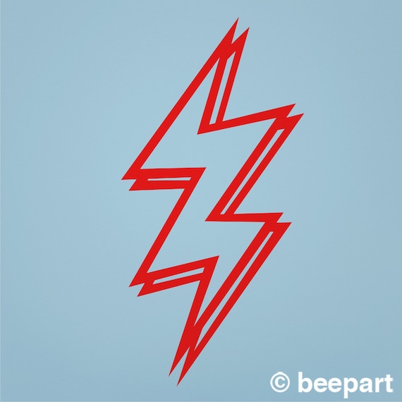 Rock n Roll Lightning bolt and Banner Shirt Printing Design