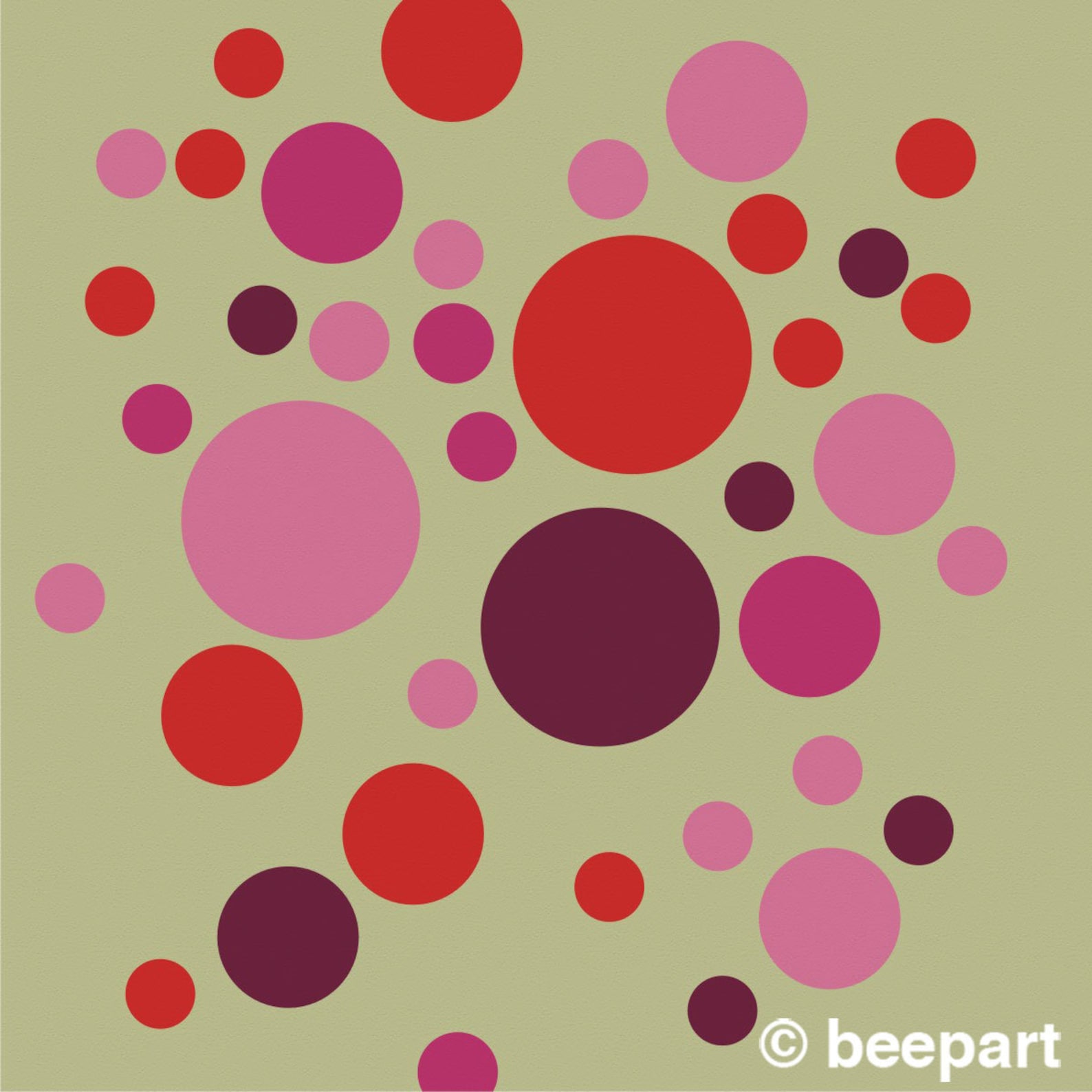 Polka Dot Wall Decal Set Polka Dot Sticker Art Nursery Etsy