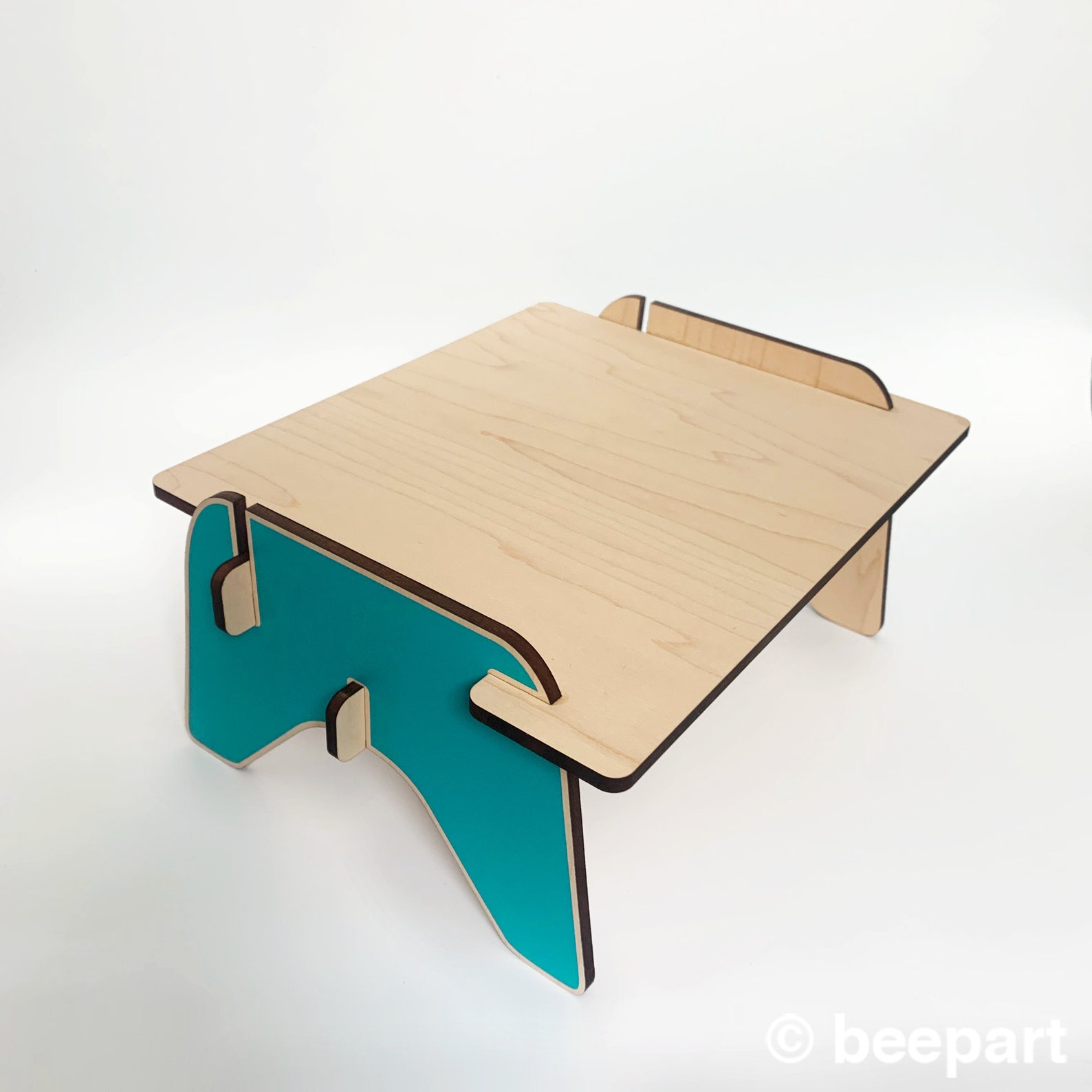 Wood Monitor Stand: Wooden Riser for Computer Monitor MINTO - Etsy