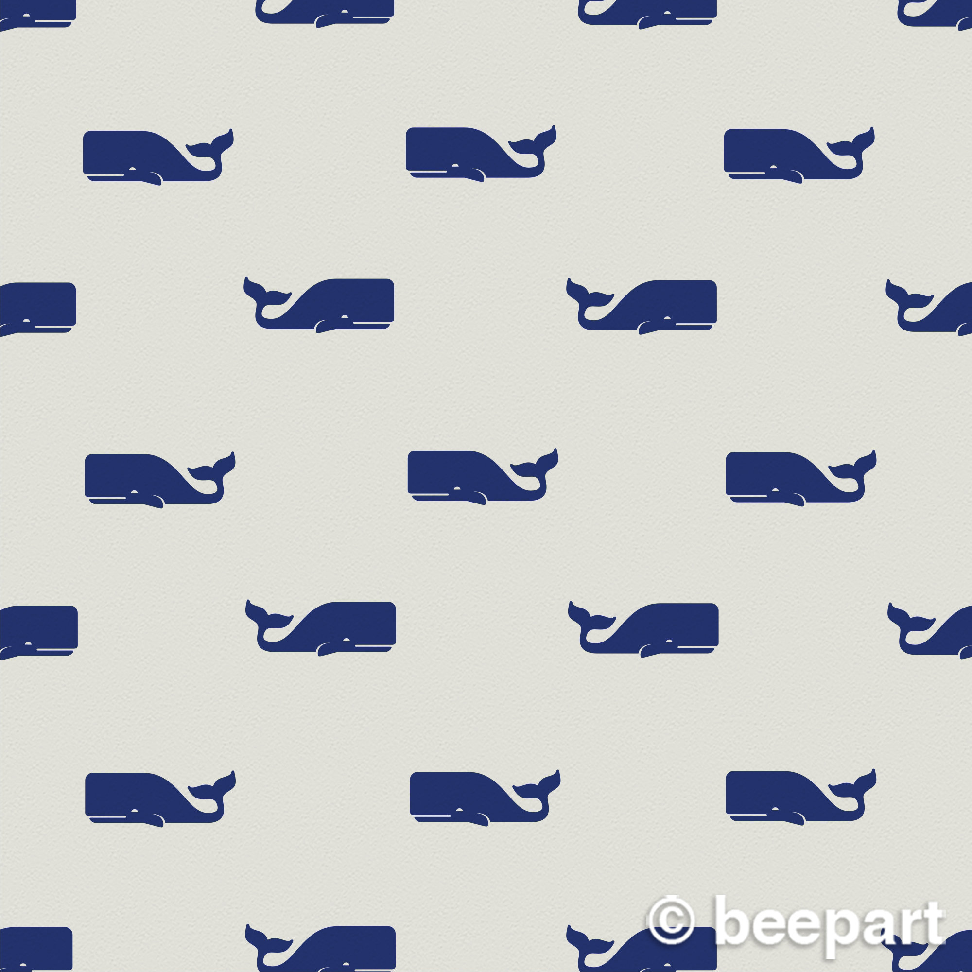 Whale pattern wall decals whale wall stickers animal art undersea art