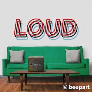 Calcomanía de pared de palabra personalizada - calcomanía de pared de declaración, cotización personalizada, letras de estilo 3D, decoración de pared de letras personalizadas, calcomanía de cotización