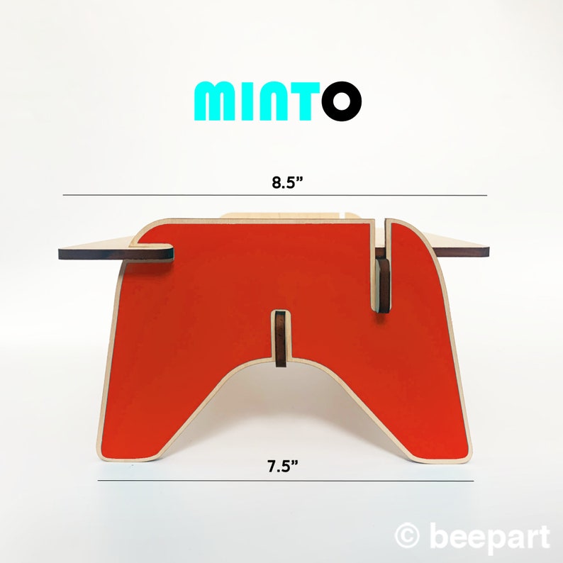 Wood Monitor Stand: Wooden Riser for Computer Monitor MINTO - Etsy