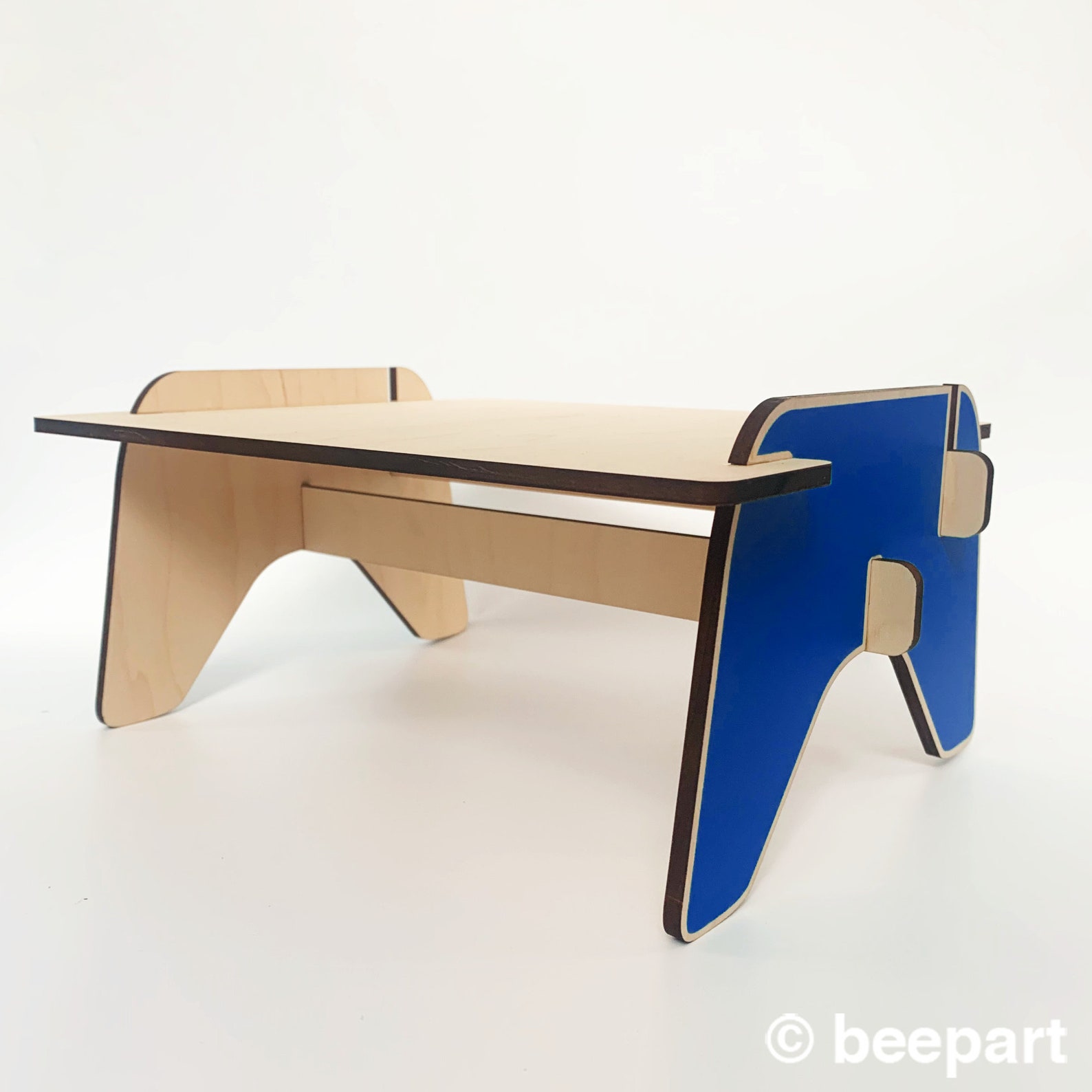 Wood Monitor Stand: Wooden Riser for Computer Monitor MINTO - Etsy