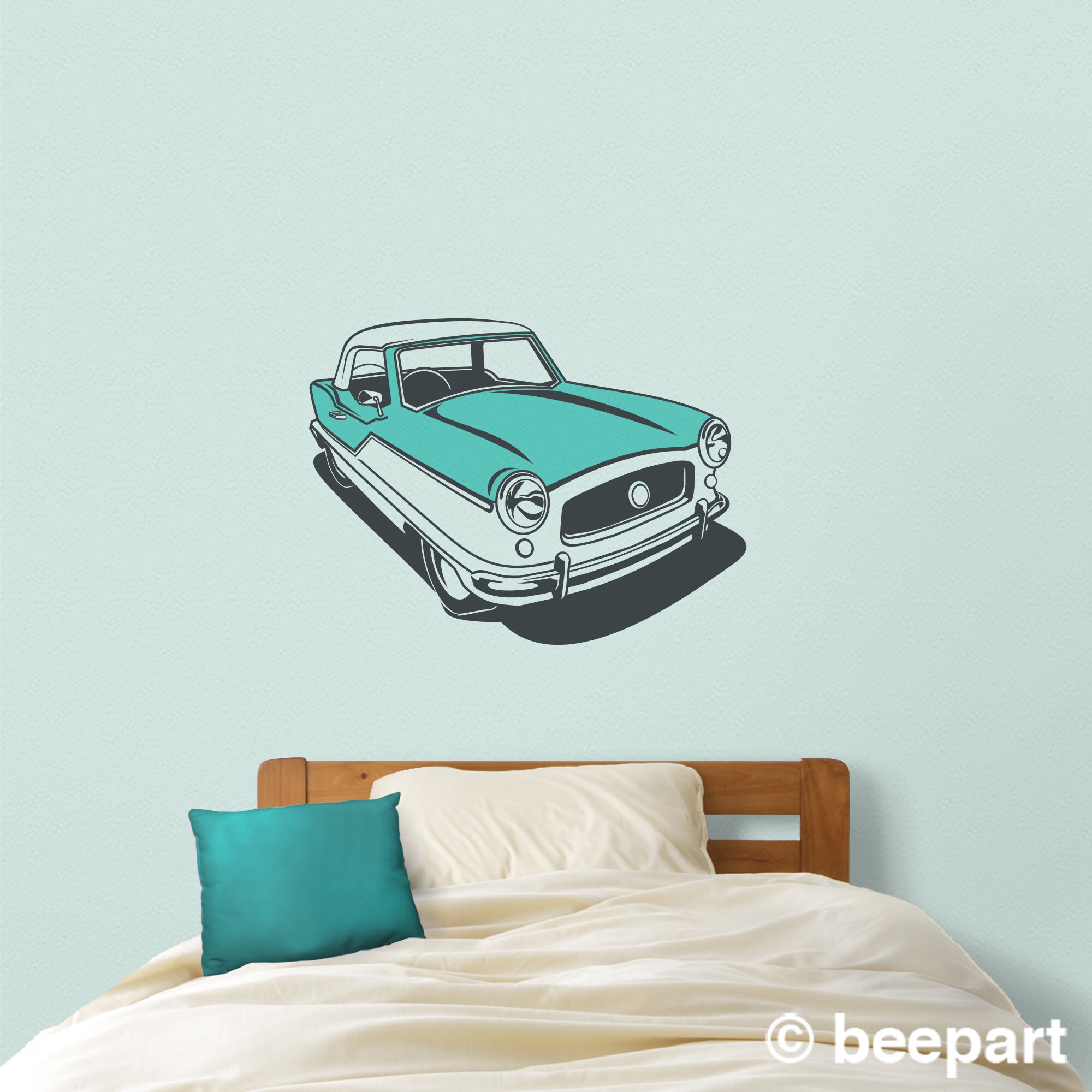 Vintage Car Wall Decals