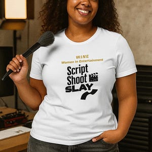 Frauen in Unterhaltung T-Shirt: Film-Crew Bekleidung
