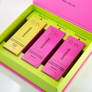 Lamination system SUPERSONIC (Clear) for eyelash and eyebrow Elan 3*10ml