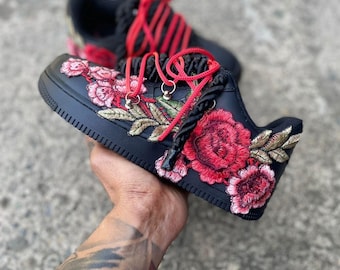 Nike Af1 Red Roses