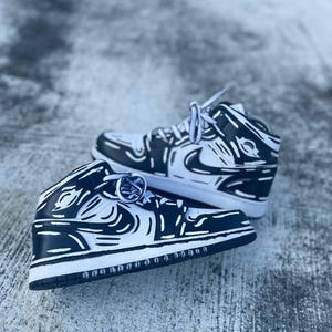 Jordan 1 Panda Cartoon