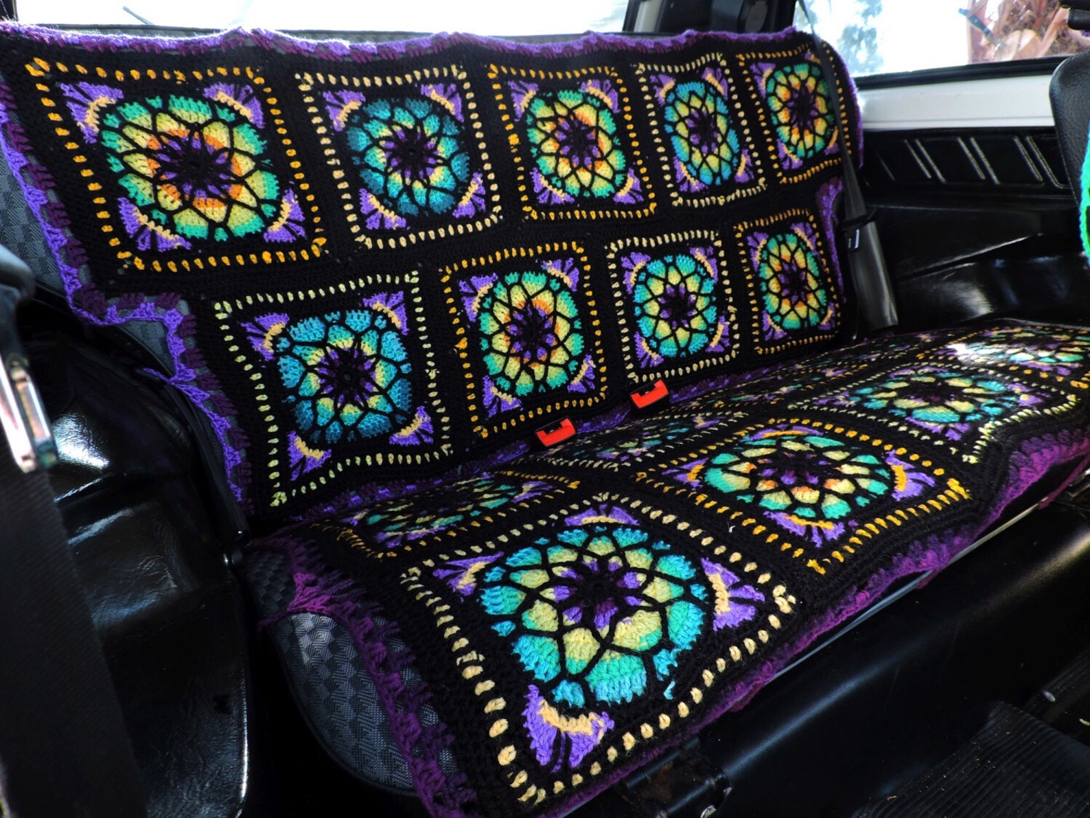Vibrant Crochet Seat Covers PDF PATTERN Etsy